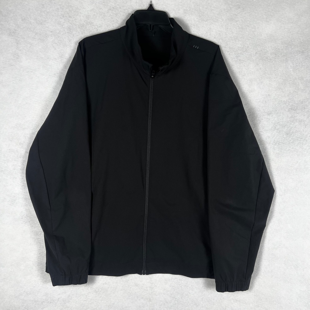 Lululemon Zeroed In Track Jacket XXL Black Full Zip Windbreaker LM3FGXS.01